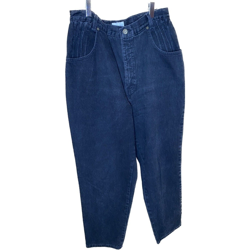 Vintage Mom Jeans Yoke Back French Dressing Tapered Leg Relaxed Fit Sz 16P